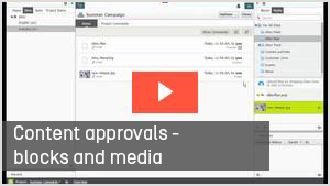 Content approvals - blocks and media