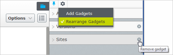 Image: Rearrange gadgets