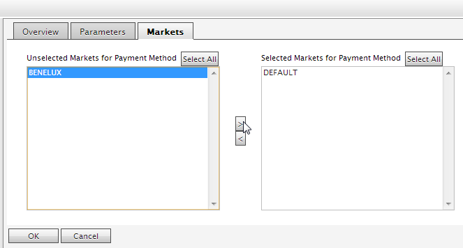 Image: Selecting a market