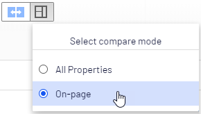 Image: On-page compare mode