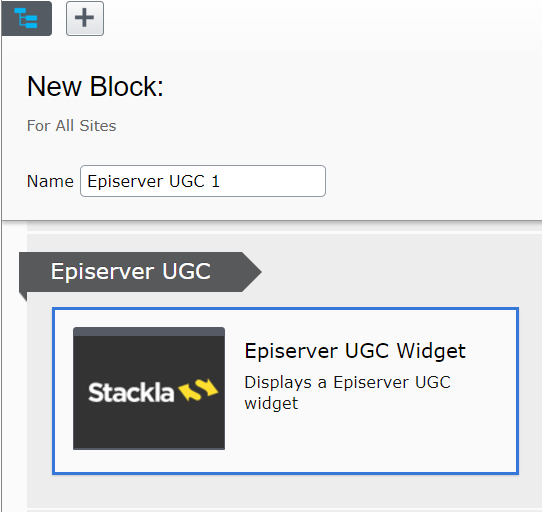 Image: UGC widget