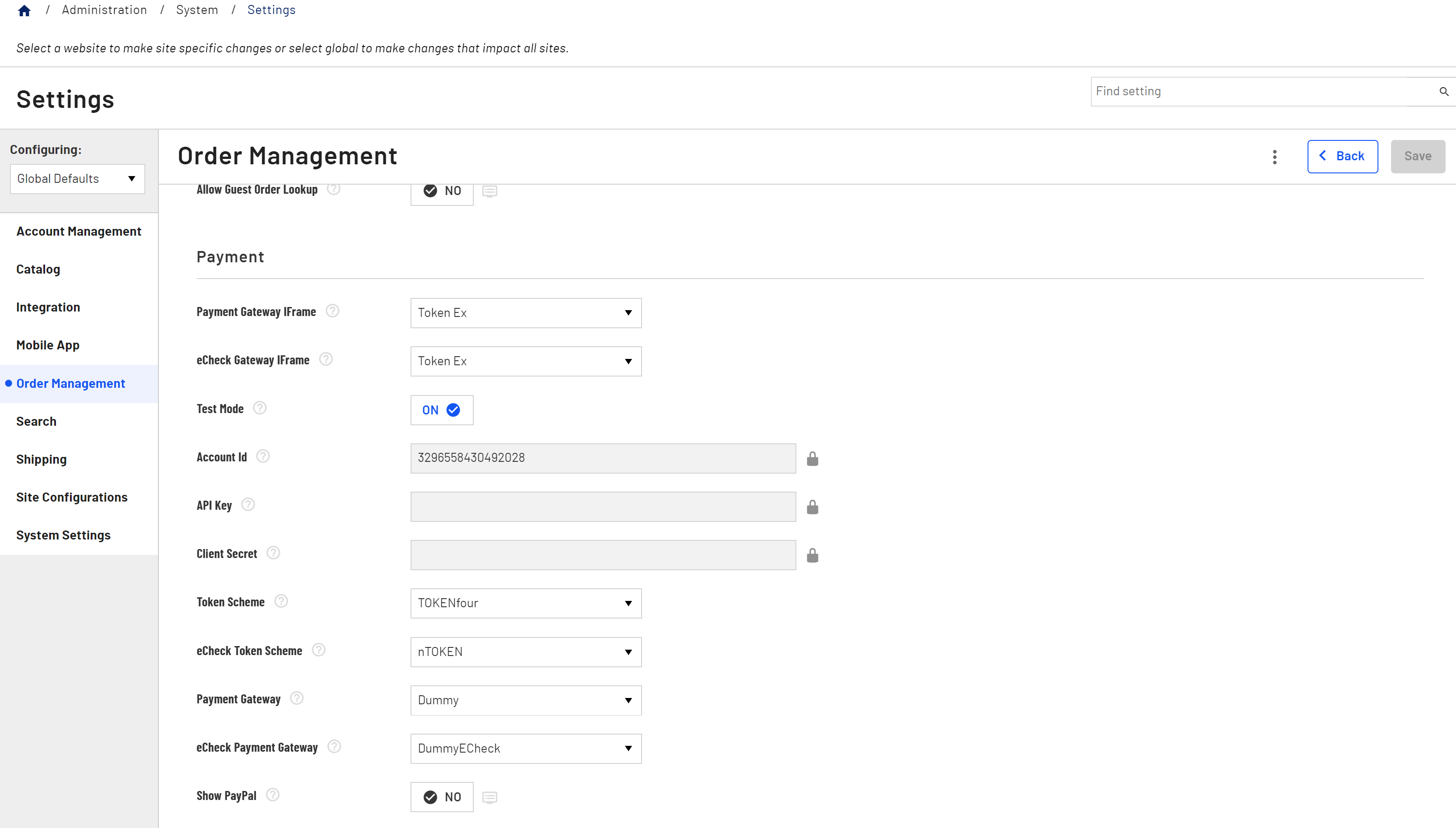 ECheck Payment Method