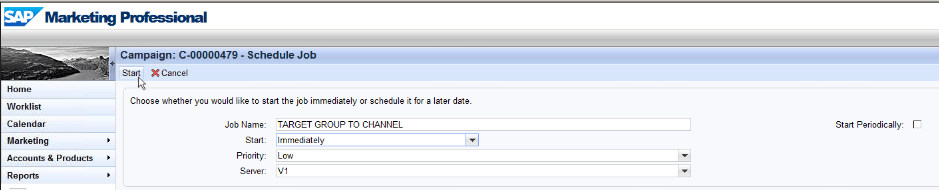 Image: Start campaign job