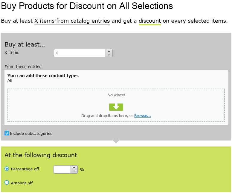 Image: Discount, Buy products for discount on all selections